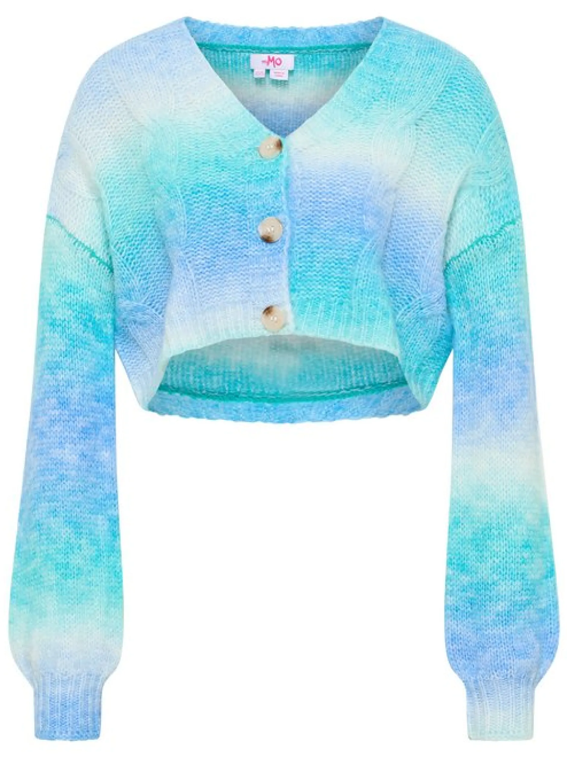 MyMo Damen Strickjacke in türkis