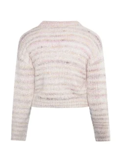 MyMo Damen Strickpullover in rosa - Ausschnitt: Rundhals