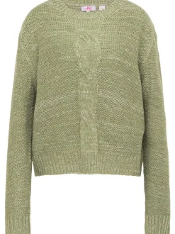 MyMo Damen Strickpullover in mehrfarbig