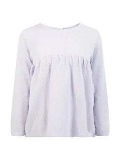 MyMo Damen Stricktunika in flieder