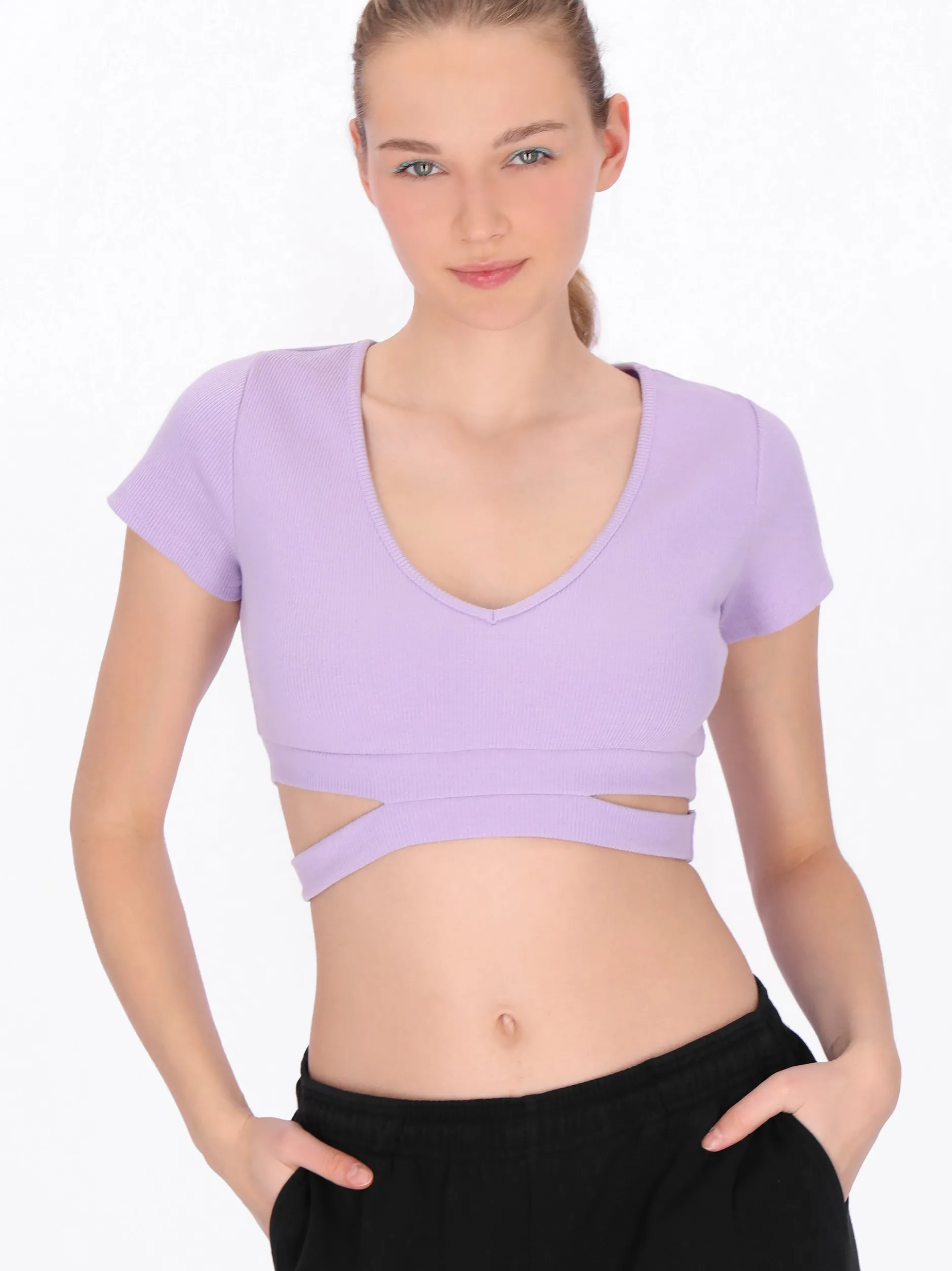 MyMo Damen Top in flieder