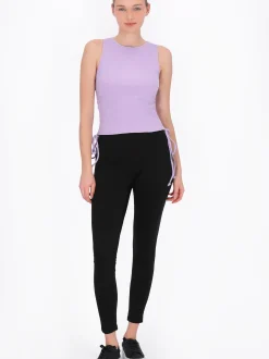 MyMo Damen Top in purple - Ausschnitt: Rundhals