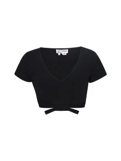 MyMo Damen Top in schwarz