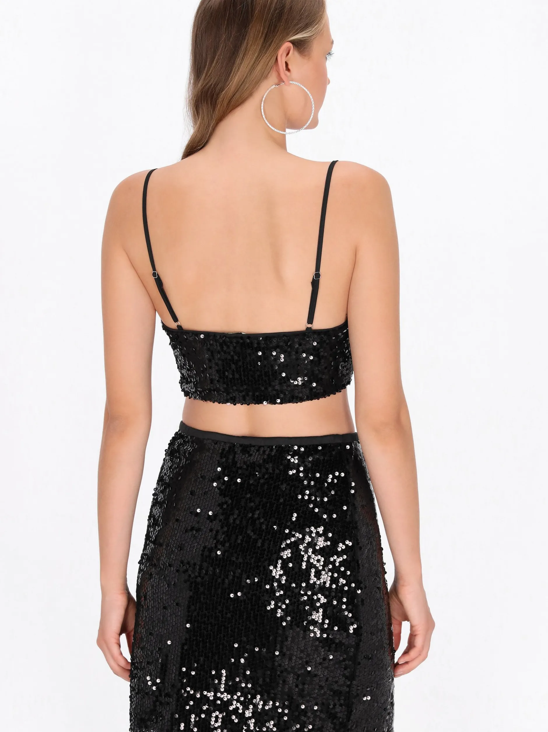 MyMo Damen Top in schwarz