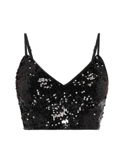 MyMo Damen Top in schwarz