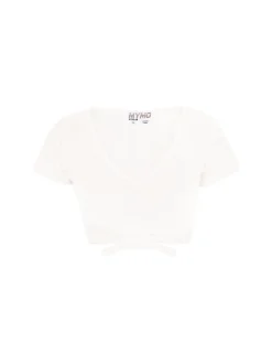 MyMo Damen Top in weiß