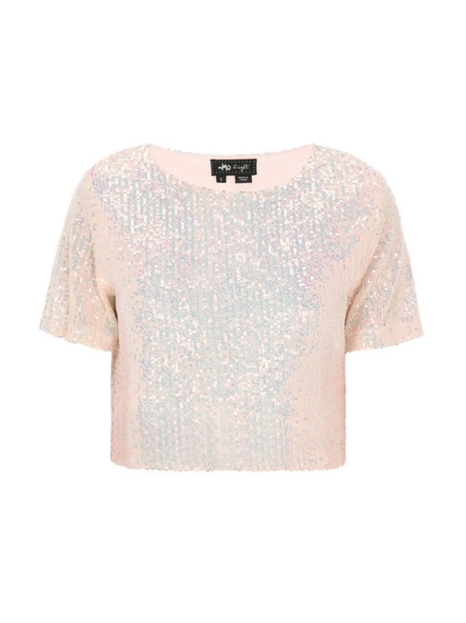 MyMo Damen T-Shirt in aqua - Ausschnitt: Rundhals