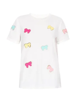MyMo Damen T-Shirt in weiß - Ausschnitt: Rundhals