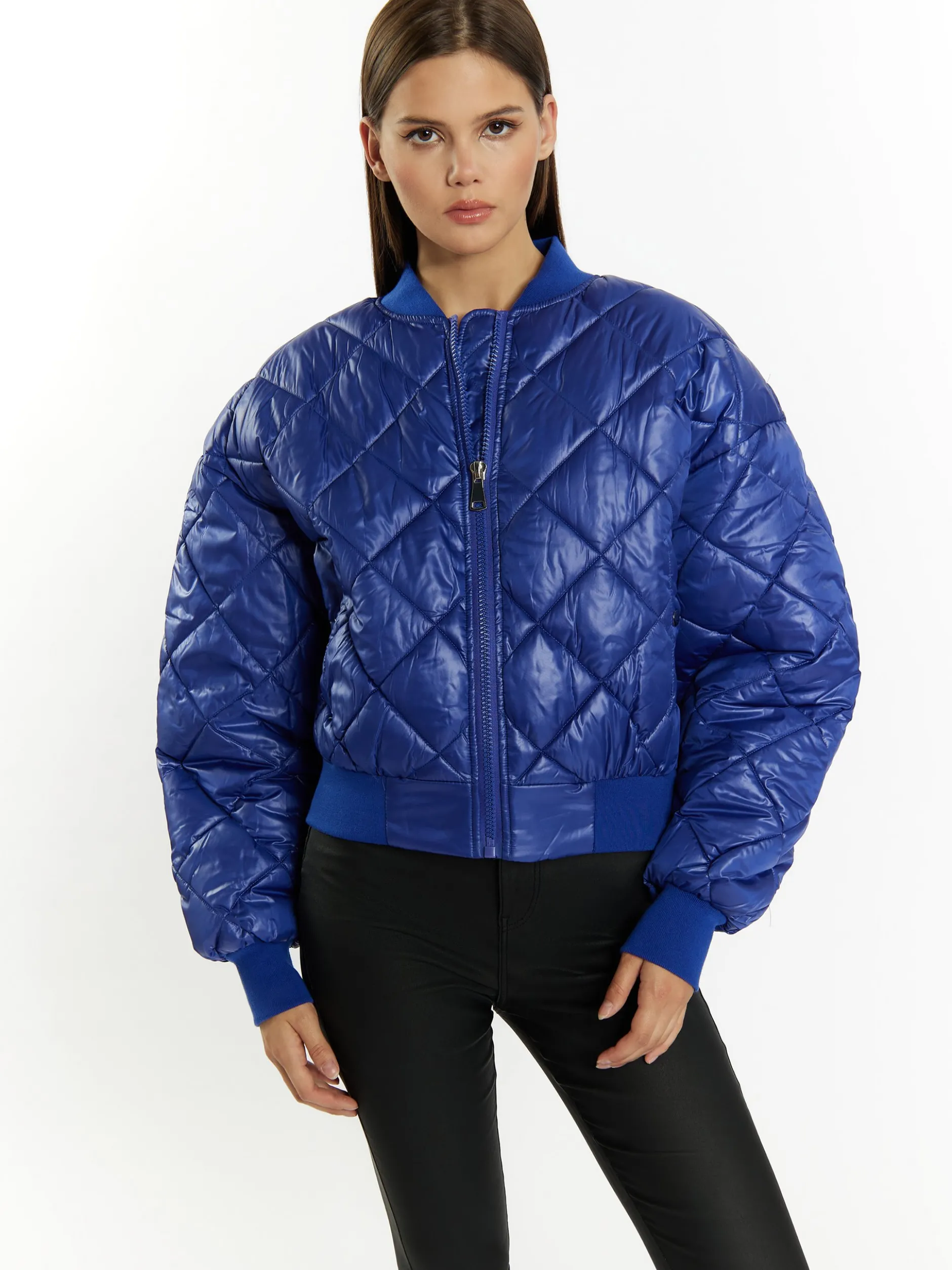 MyMo Damen wattierter Blouson in royal
