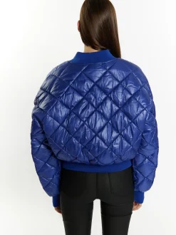 MyMo Damen wattierter Blouson in royal