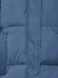 MyMo Damen Wattierte Steppjacke in schwarz