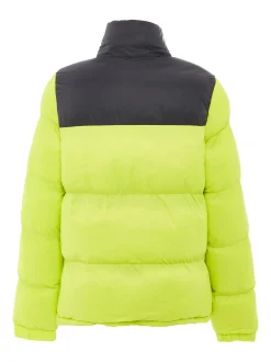 MyMo Damen Wattierte Steppjacke in limone