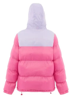 MyMo Damen Wattierte Steppjacke in pink