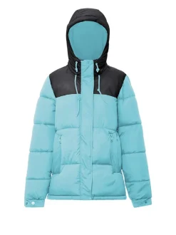 MyMo Damen Wattierte Steppjacke in schwarz