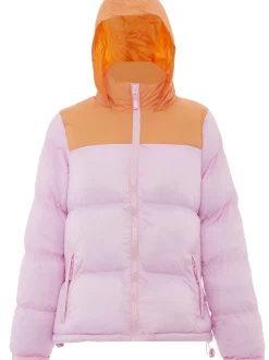 MyMo Damen Wattierte Steppjacke in pink