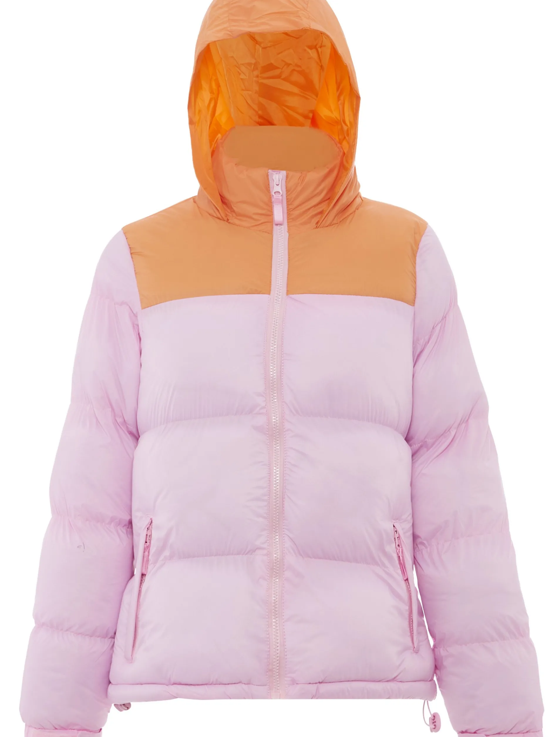 MyMo Damen Wattierte Steppjacke in pink
