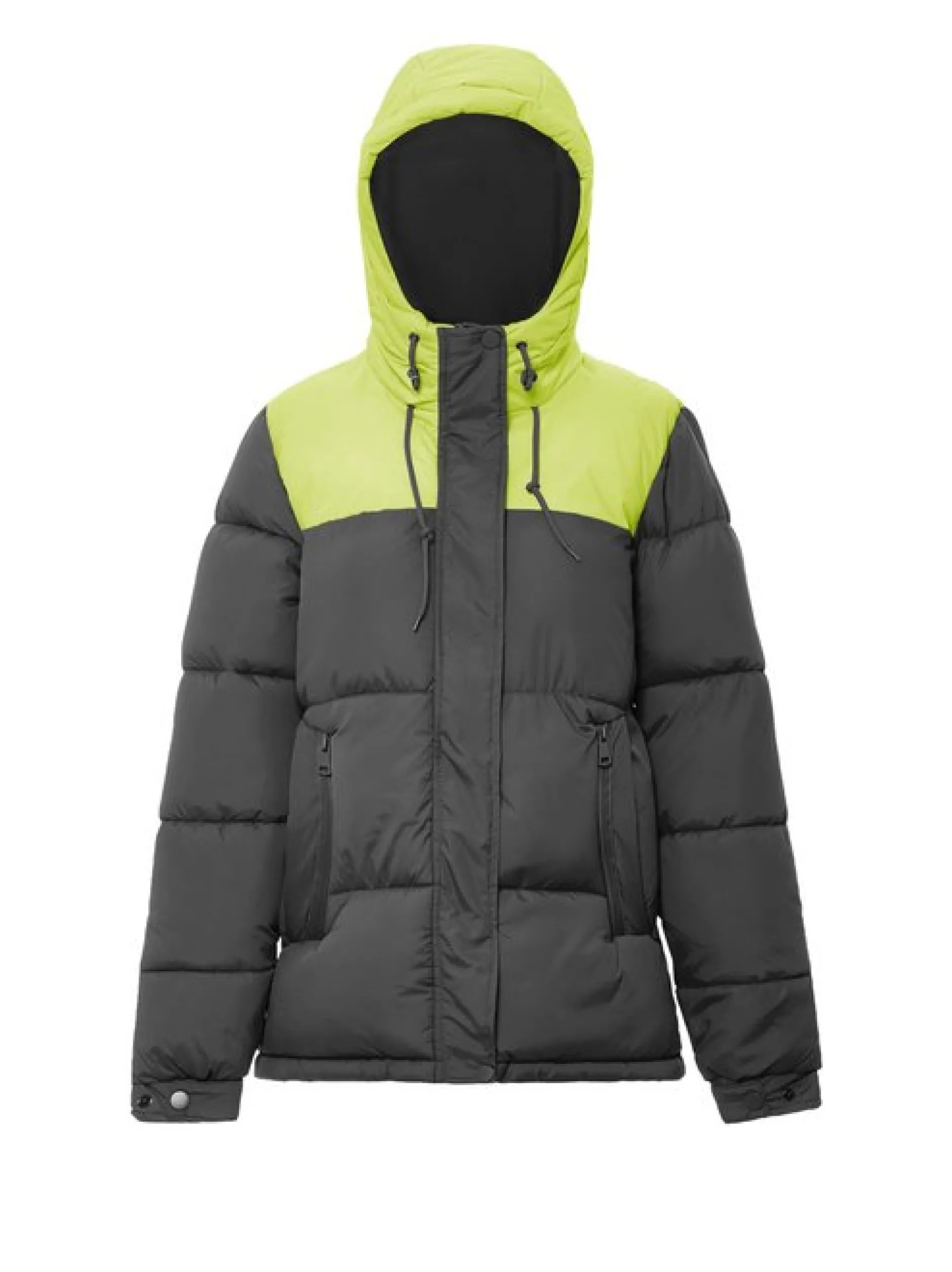 MyMo Damen Wattierte Steppjacke in schwarz