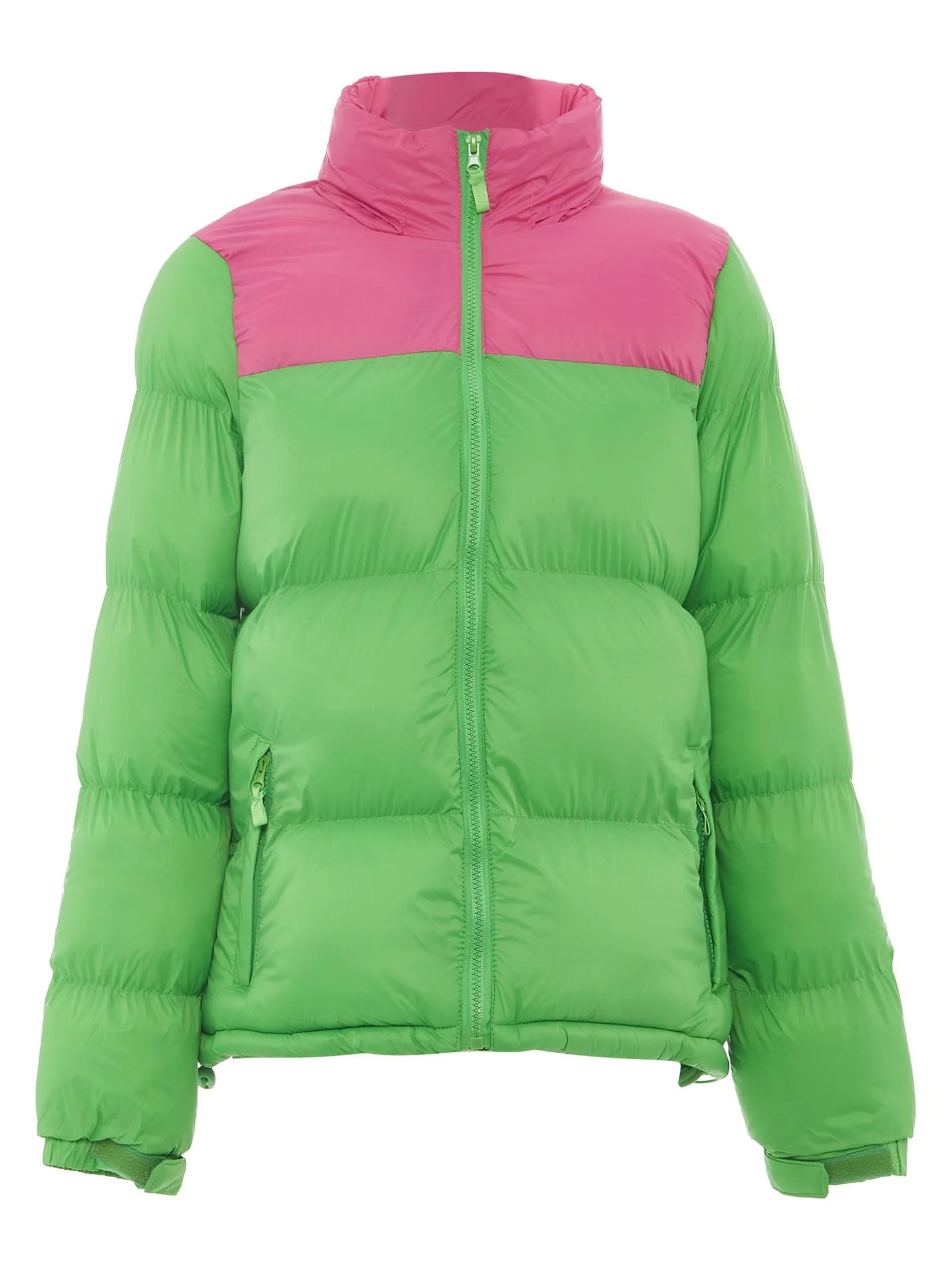MyMo Damen Wattierte Steppjacke in grün