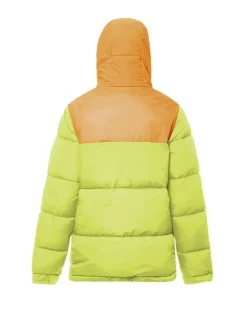 MyMo Damen Wattierte Steppjacke in limone
