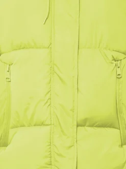 MyMo Damen Wattierte Steppjacke in limone