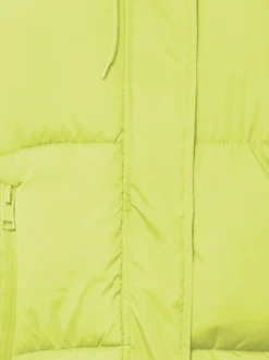 MyMo Damen Wattierte Steppjacke in limone