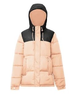 MyMo Damen Wattierte Steppjacke in orange