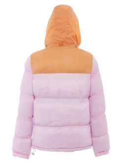 MyMo Damen Wattierte Steppjacke in pink