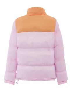 MyMo Damen Wattierte Steppjacke in pink