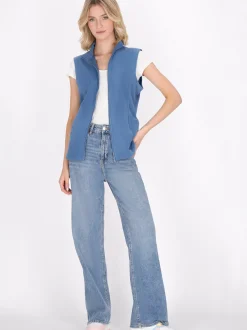 MyMo Damen Weste in blau