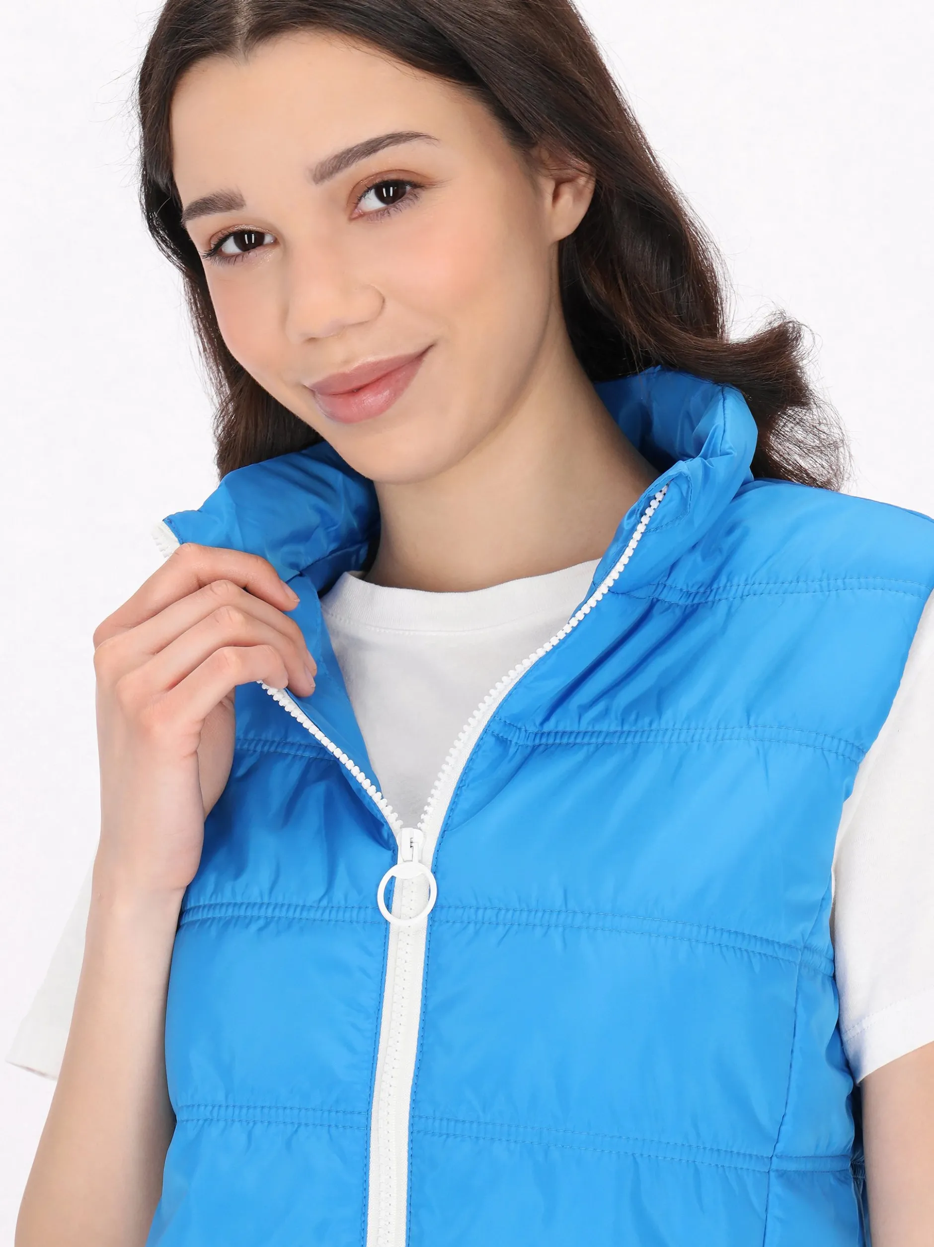 MyMo Damen Weste in blau