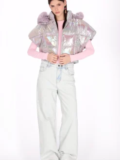 MyMo Damen Weste in purple