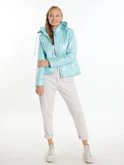 MyMo Damen Winterjacke in mint
