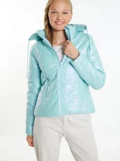 MyMo Damen Winterjacke in mint