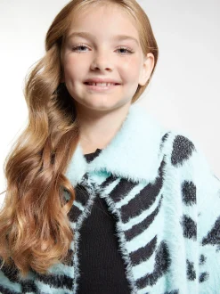 MyMo Mädchen Strickcardigan in mint
