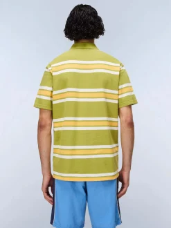 Napapijri Herren Polo - E-HIKARI SS in kiwi gelb