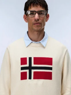 Napapijri Herren Pullover - D-MURA C in ecru