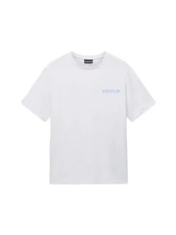 Napapijri Herren T-Shirt - S-ELIOR SS in ecru