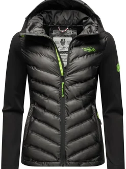 Navahoo Damen Übergangsjacke - Nimm Mich Mit in schwarz