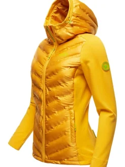 Navahoo Damen Übergangsjacke - Nimm Mich Mit in gelb