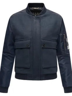 Navahoo Damen Bomberjacke - Willstehaben 14 in marine