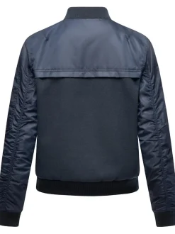 Navahoo Damen Bomberjacke - Willstehaben 14 in marine