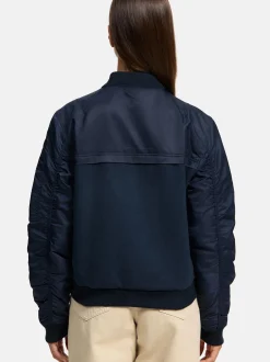 Navahoo Damen Bomberjacke - Willstehaben 14 in marine