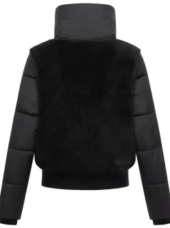 Navahoo Damen Fleecejacke - Teddyzone 14 in schwarz