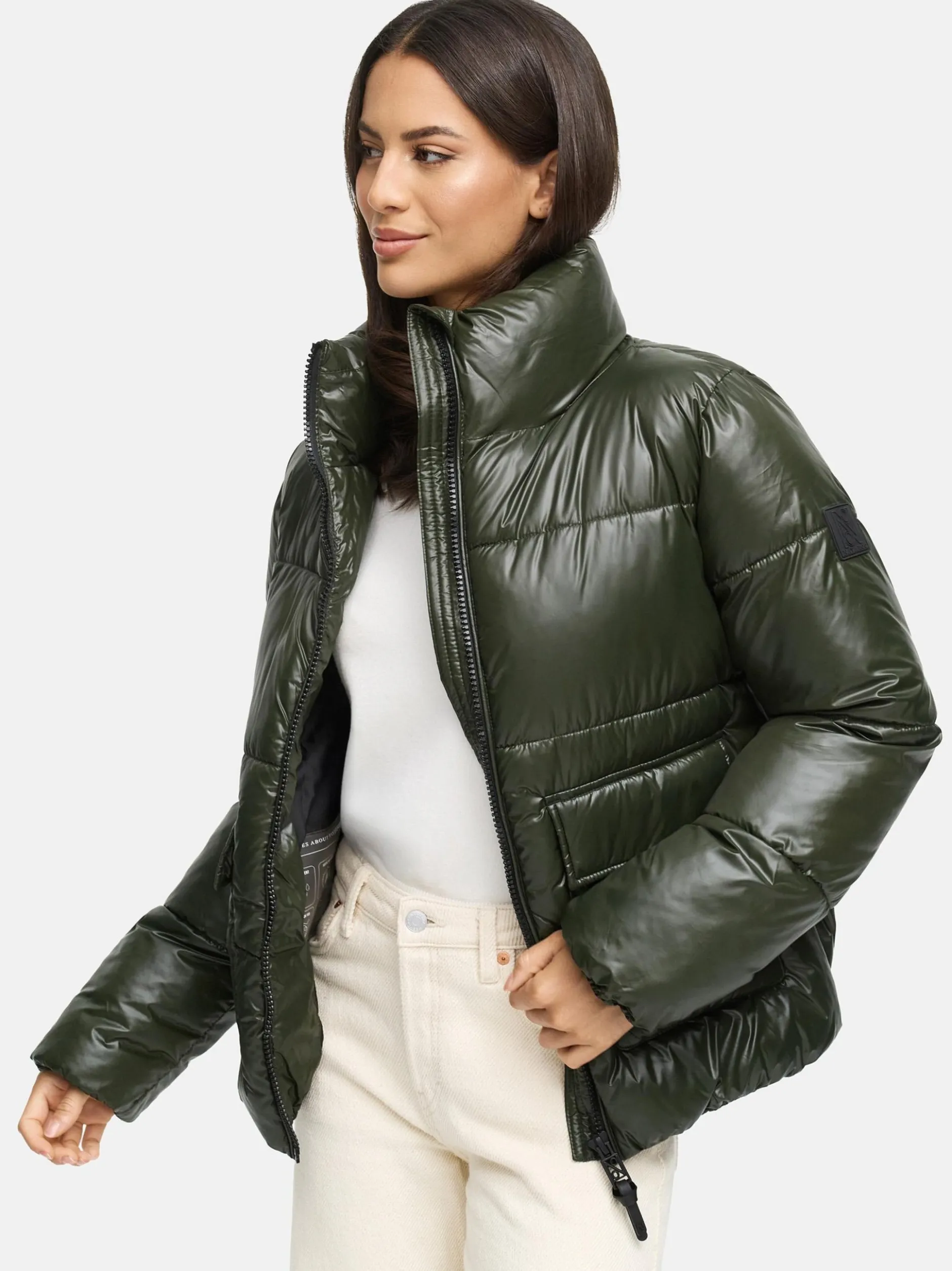 Navahoo Damen Kurzjacke - Eispracht 14 in oliv