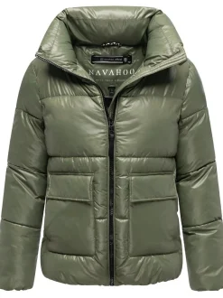Navahoo Damen Kurzjacke - Eispracht 14 in oliv