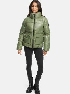 Navahoo Damen Kurzjacke - Eispracht 14 in oliv