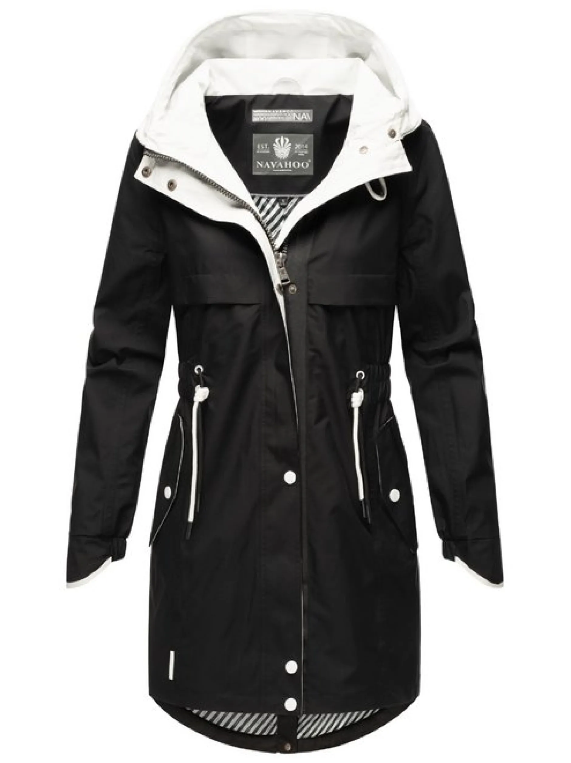 Navahoo Damen Kurzmantel - Xankaa in schwarz