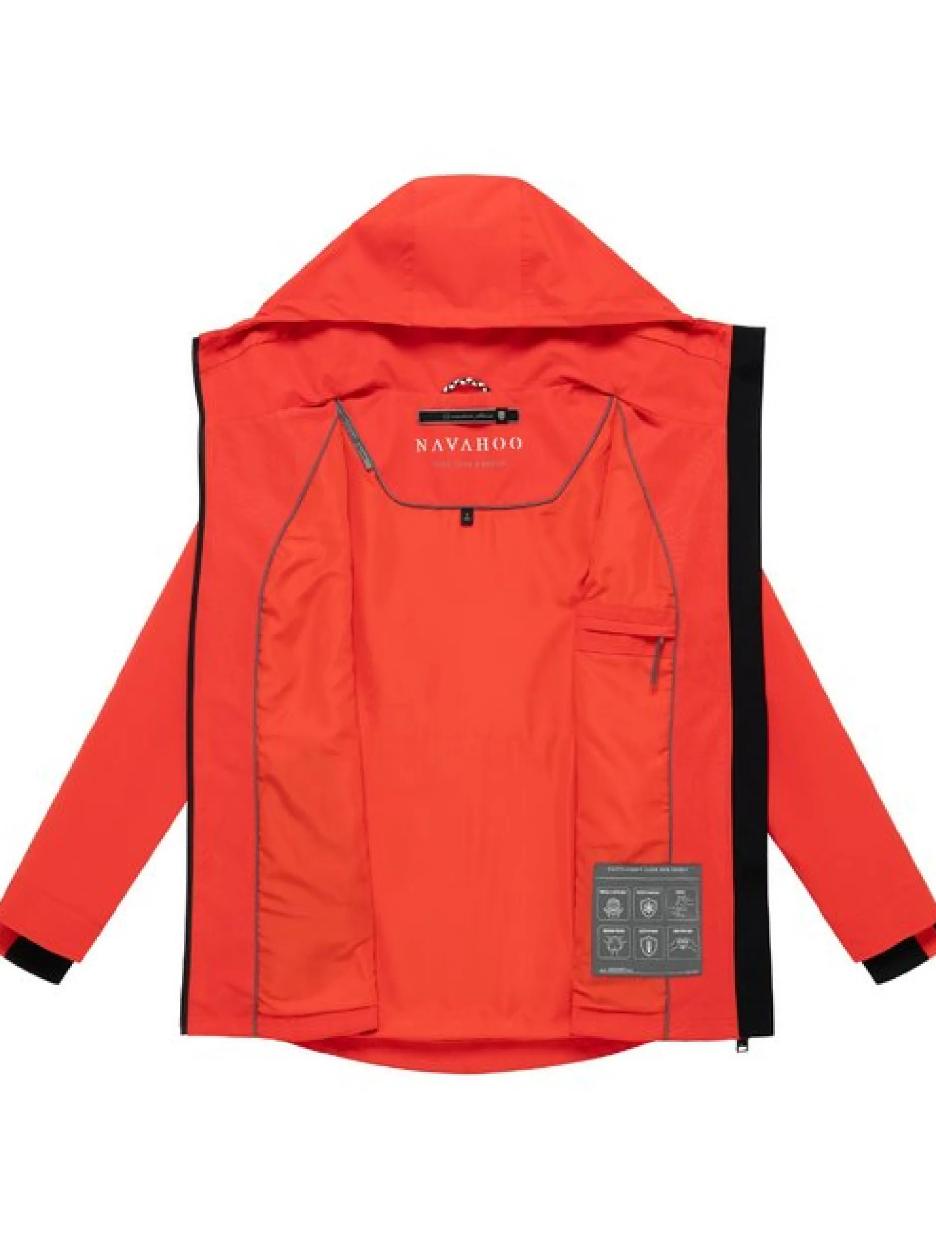 Navahoo Damen Outdoorjacke - Blumentanz 14 in orange