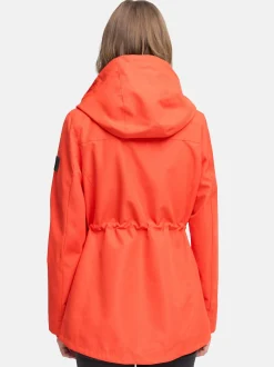 Navahoo Damen Outdoorjacke - Blumentanz 14 in orange