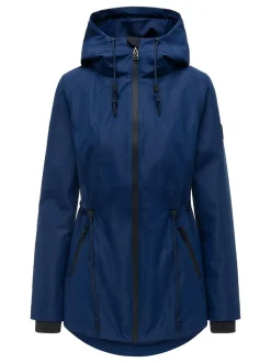 Navahoo Damen Outdoorjacke - Blumentanz 14 in marine